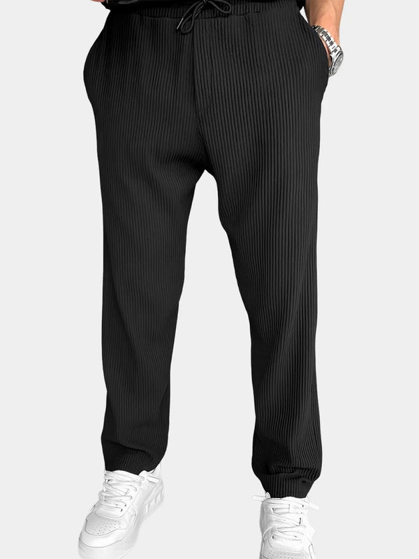 Pantalon ample à rayures pour homme